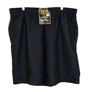 Zero Restriction Microlite Golf Shorts Sz Large Black Gore-tex Elastic Waist NEW